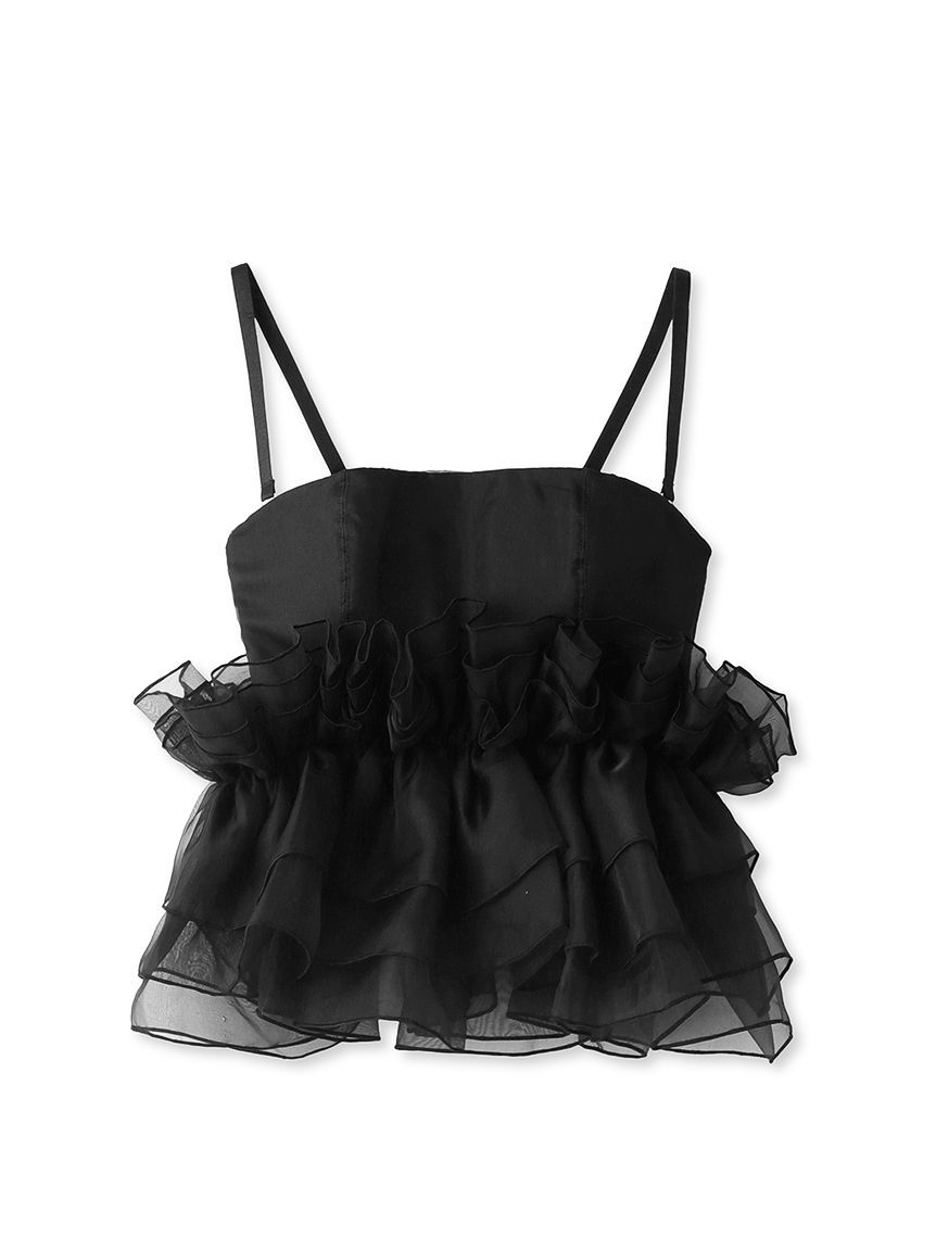 LILY BROWN Lingerie「【LILY BROWN Lingerie】マルチウェイライククロスストラップレスブラ/シルクフリル」|インナー|