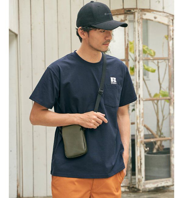 ikka「【吸水速乾】RUSSELL ATHLETIC ラッセルアスレチック ドライパワーポケTシャツ」|Tシャツ・カットソー|