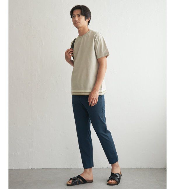 ikka「冷感DRYジョーゼットリブTシャツ」|Tシャツ・カットソー|