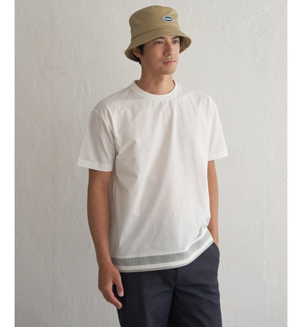 ikka「冷感DRYジョーゼットリブTシャツ」|Tシャツ・カットソー|