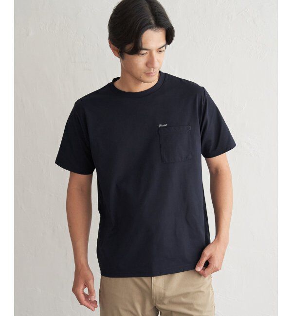 ikka「冷感DRY旅するTシャツ」|Tシャツ・カットソー|ネイビーブルー