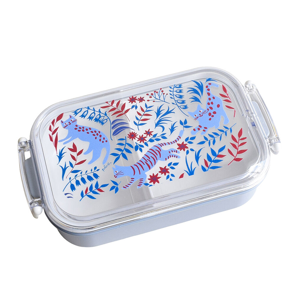 BACKYARD FAMILY「ランチボックス 1段 500ml 通販 日本製 Plune 弁当箱 一段 お弁当箱 レディース」|食器・キッチングッズ|ブルー1