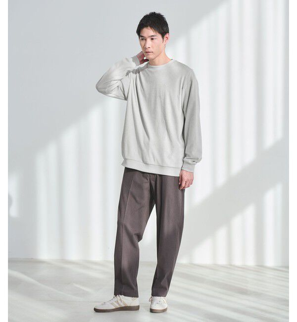 UNITED ARROWS green label relaxing「メランジ パイル クルーネック カットソー」|Tシャツ・カットソー|