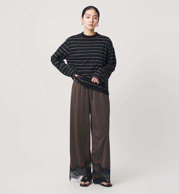 BEAUTY&YOUTH UNITED ARROWS「コットンポリエステル ボーダー ロングスリーブTシャツ」|Tシャツ・カットソー|
