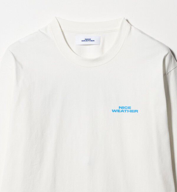 NICE WEATHER「＜NICE WEATHER＞ロゴ ロングスリーブTシャツ」|Tシャツ・カットソー|