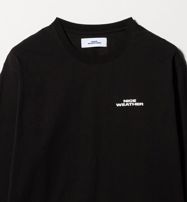NICE WEATHER「＜NICE WEATHER＞ロゴ ロングスリーブTシャツ」|Tシャツ・カットソー|