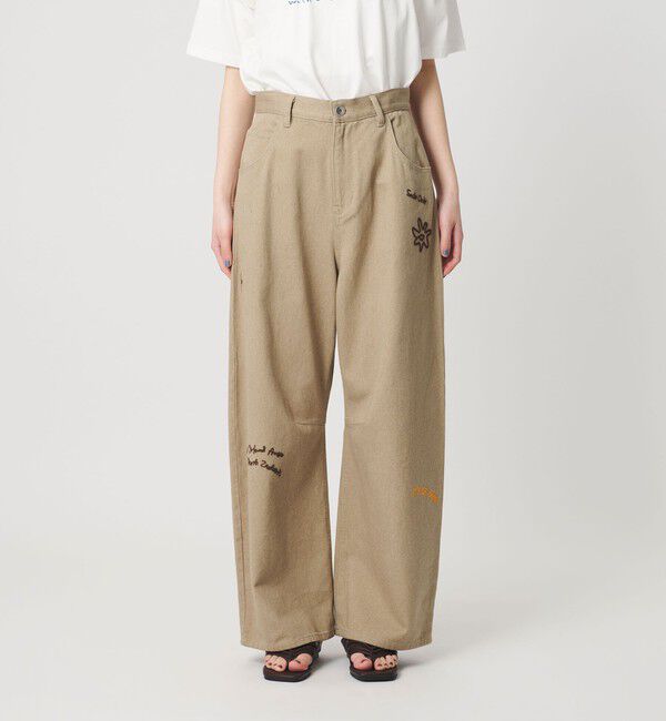 BEAUTY&YOUTH UNITED ARROWS「ドローイング エンブロイダリー 5ポケットパンツ」|その他|