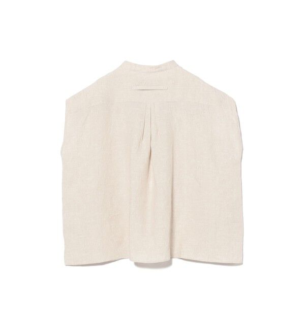 Demi-Luxe BEAMS 「TICCA / リネン フレンチスリーブ シャツ」|シャツ・ブラウス|