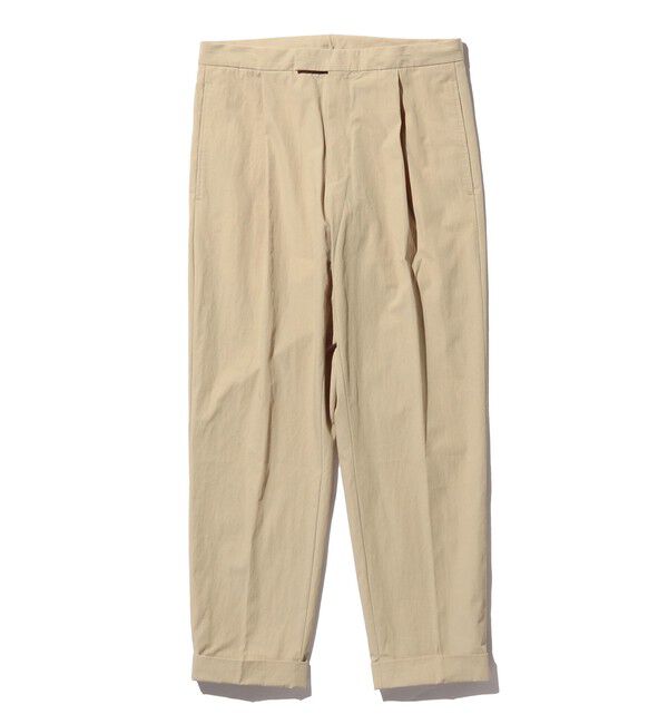BEAMS PLUS「BEAMS PLUS / 1 Pleat Travel Comfort Cloth」|その他|BEIGE