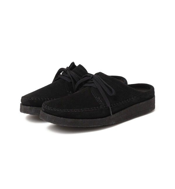SHIPS any「【SHIPS any別注】Padmore&Barnes: Willow ミュール モカシン◇」|モカシン|ブラック