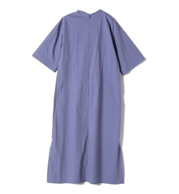 SHIPS for women「SHIPS Primary Navy Label:〈洗濯機可能〉コットン ナイロン ブルー ワンピース」|ワンピース|