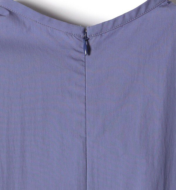 SHIPS for women「SHIPS Primary Navy Label:〈洗濯機可能〉コットン ナイロン ブルー ワンピース」|ワンピース|