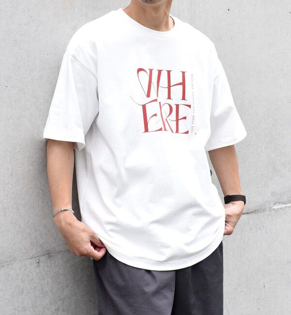 SHIPS any「SHIPS any: センチュリーフォント ミュージアム Tシャツ◇」|Tシャツ・カットソー|