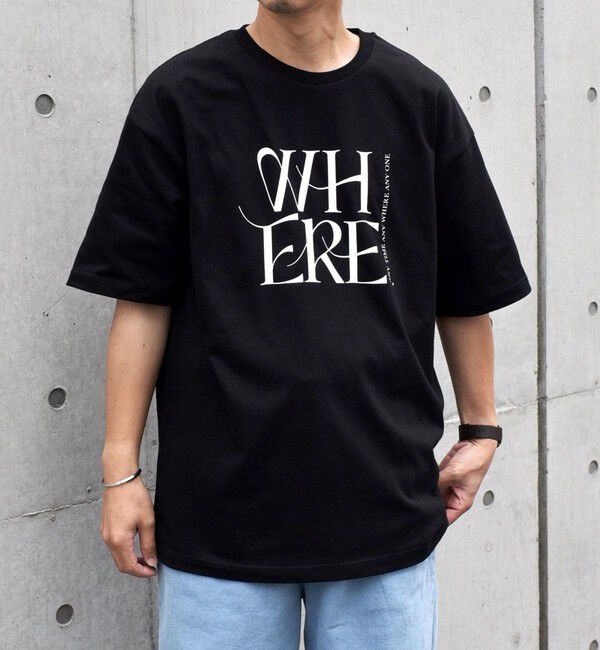 SHIPS any「SHIPS any: センチュリーフォント ミュージアム Tシャツ◇」|Tシャツ・カットソー|