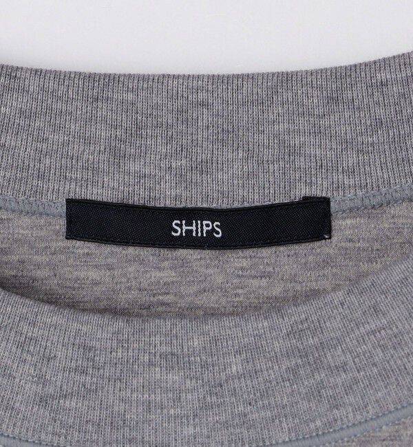 SHIPS「SHIPS: コットン ハイゲージ ポンチ ライト ロングスリーブ Tシャツ」|Tシャツ・カットソー|