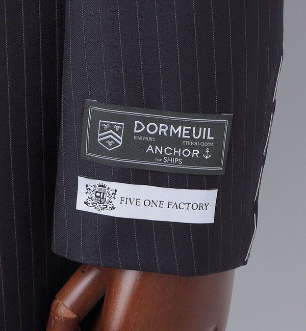 SHIPS「SHIPS: LUXURY DORMEUIL AMADEUS ピンストライプ スーツ」|スーツ|