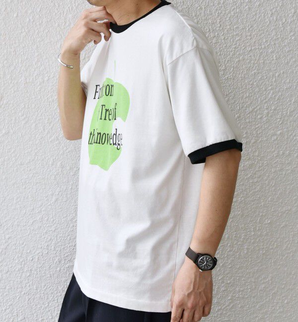 SHIPS any「SCREEN STARS: レトロ プリント リンガー Tシャツ◇」|Tシャツ・カットソー|