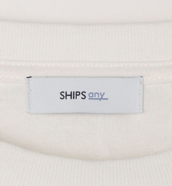 SHIPS any「SHIPS any: /ミッキーマウス/ サイン & ポージング Tシャツ (ロンT)◇」|Tシャツ・カットソー|