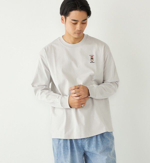 SHIPS Colors 「SHIPS Colors:TeddyBear(R) 1ポイント 刺繍 ロンT◇」|Tシャツ・カットソー|