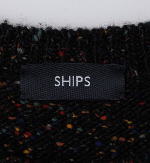 SHIPS「SHIPS: 〈手洗い可能〉カラー ネップ ニット」|ニット・セーター|