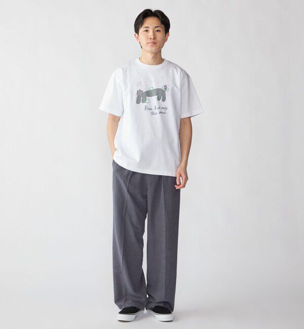 SHIPS「【City Ambient Products別注】黒田 愛里: アート Tシャツ」|Tシャツ・カットソー|