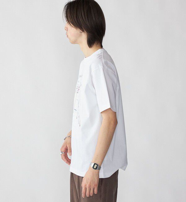 SHIPS「【City Ambient Products別注】佐伯 ゆう子: アート Tシャツ」|Tシャツ・カットソー|