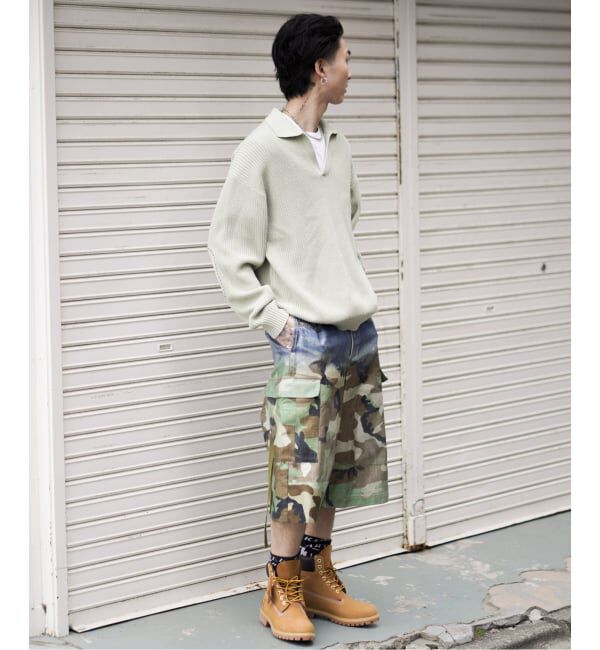 JOINT WORKS「スリーブ パッチ スキッパーニット / Sleeve Patch Skipper Knit」|ニット・セーター|