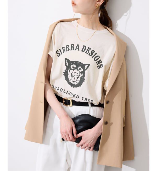 SLOBE IENA「Sierra Designs/シエラデザインズ SLOBE別注 DOG TEE」|Tシャツ・カットソー|