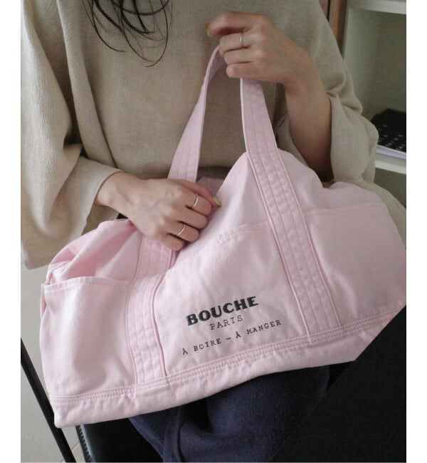SLOBE IENA「《追加2予約》BOUCHE SLOBE別注 キャンバストートバッグ」|トートバッグ|