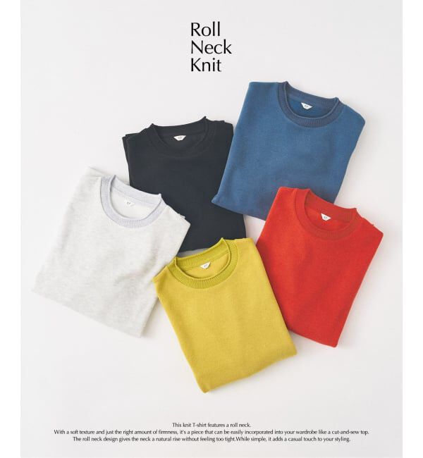 417 EDIFICE「ロールネック ニットクルー」|Tシャツ・カットソー|