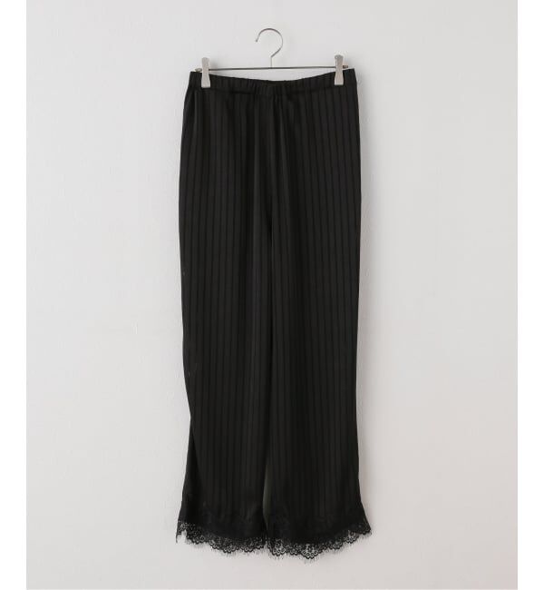 JOURNAL STANDARD relume「【ARCHIVE STANCE】 satin stripe easy pants」|その他|ブラック