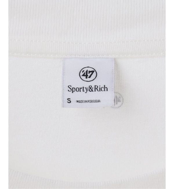 journal standard L'essage「【SPORTY&RICH/スポーティアンドリッチ】Yankees Curve T-Shirt：Tシャツ」|Tシャツ・カットソー|