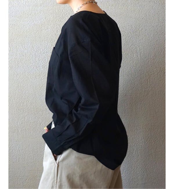 journal standard luxe「【VAS-Y LENTEMENT】CREW-NECK OVERSIZED SHIRT」|シャツ・ブラウス|