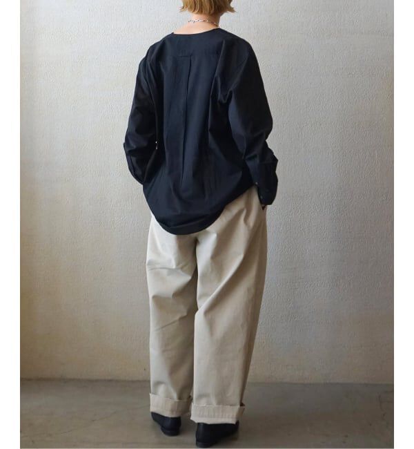 journal standard luxe「【VAS-Y LENTEMENT】CREW-NECK OVERSIZED SHIRT」|シャツ・ブラウス|