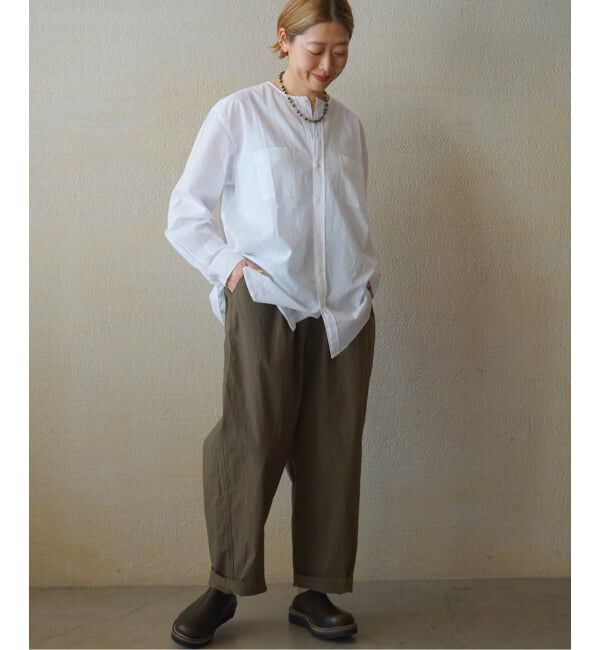 journal standard luxe「【VAS-Y LENTEMENT】CREW-NECK OVERSIZED SHIRT」|シャツ・ブラウス|