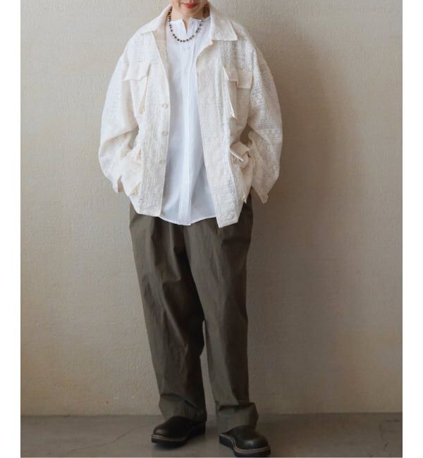 journal standard luxe「【VAS-Y LENTEMENT】CREW-NECK OVERSIZED SHIRT」|シャツ・ブラウス|