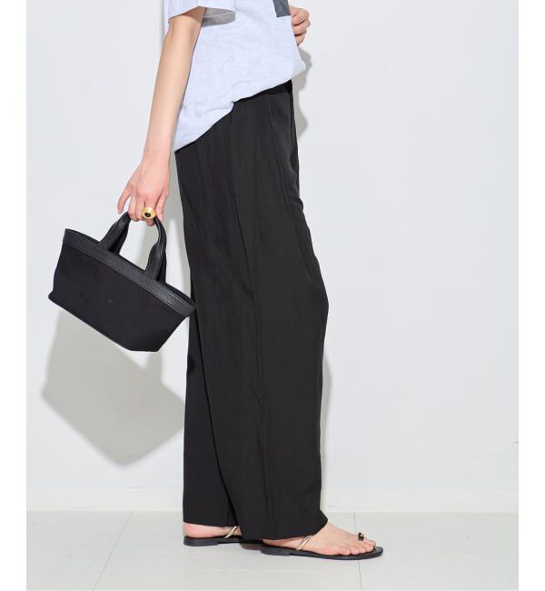 journal standard L'essage「VISリネンタックワイドパンツ」|その他|