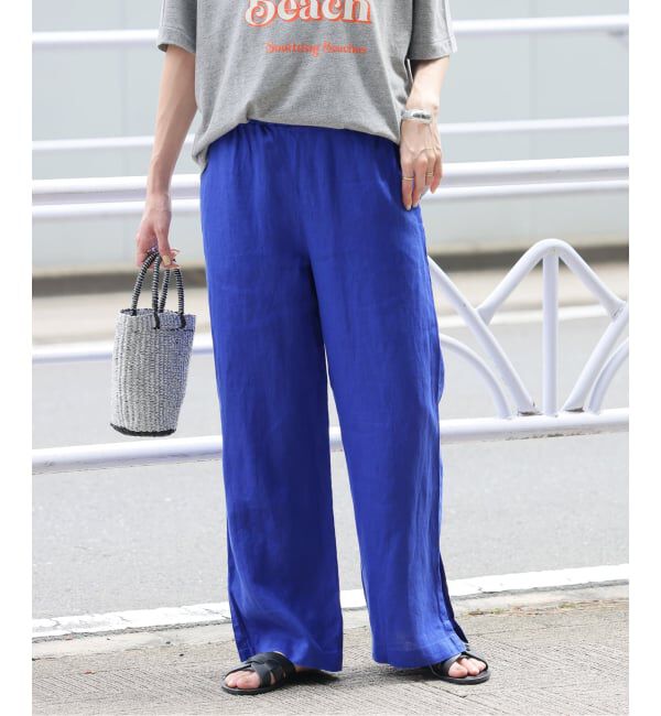 JOURNAL STANDARD relume「《一部WEB限定追加2》麻スリットイージーパンツ」|その他|