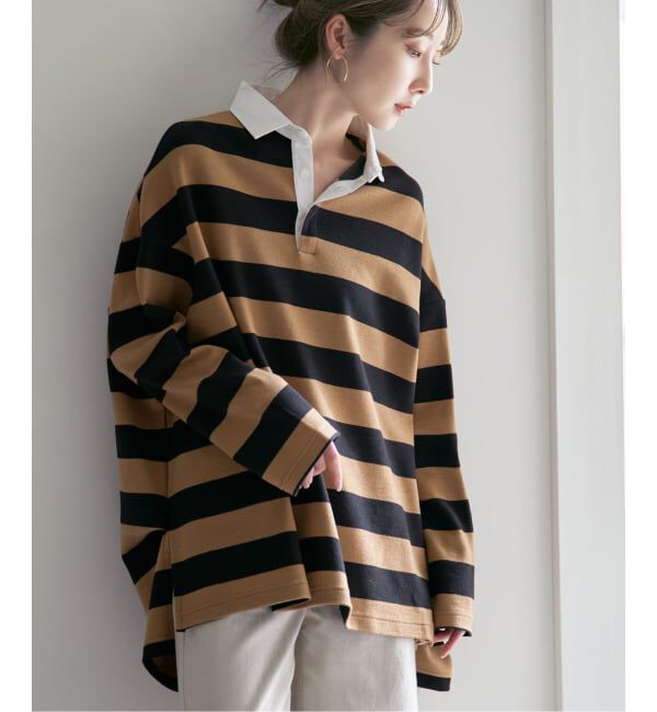 NOBLE「《WEB・札幌店限定追加》別注 COG THE BIGSMOKE IVY RUGBY JERSEY」|Tシャツ・カットソー|