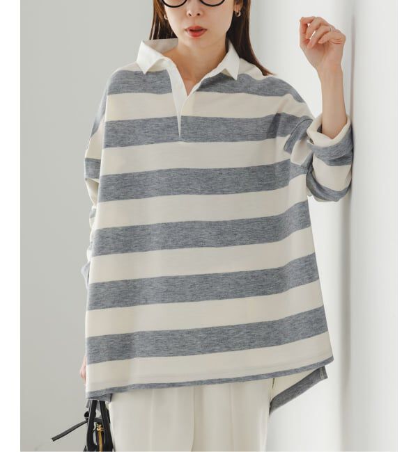 NOBLE「《WEB・札幌店限定追加》別注 COG THE BIGSMOKE IVY RUGBY JERSEY」|Tシャツ・カットソー|