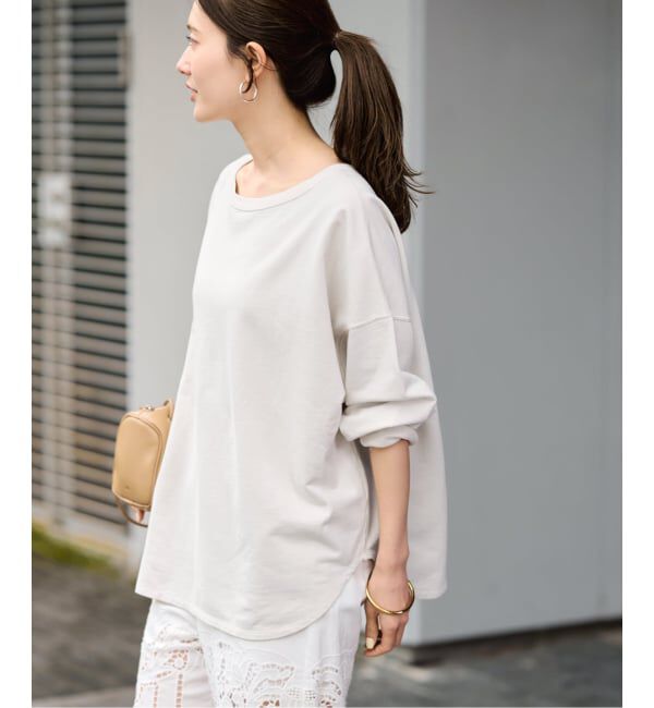 FRAMeWORK「ウェットオゾン加工インレーL/Tee」|Tシャツ・カットソー|