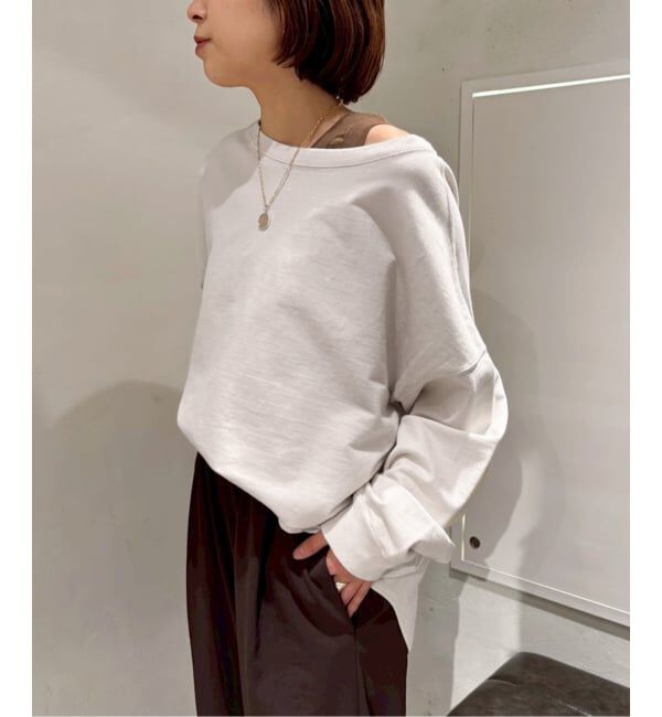 FRAMeWORK「ウェットオゾン加工インレーL/Tee」|Tシャツ・カットソー|