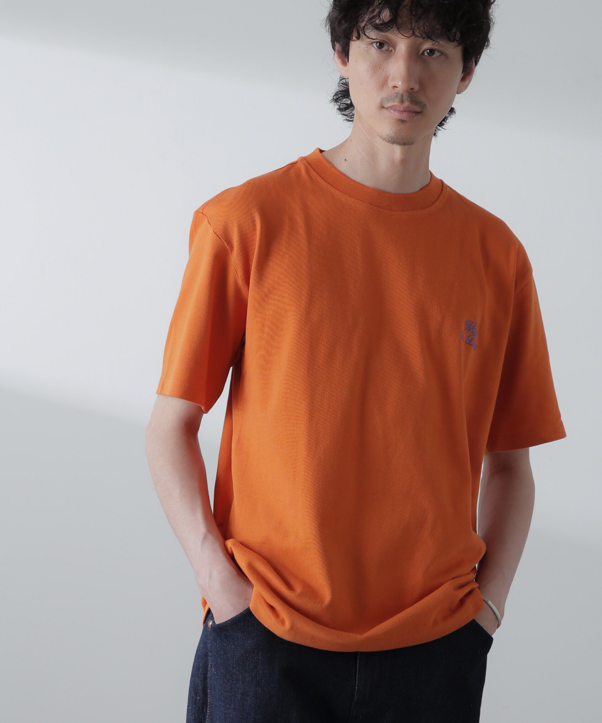 nano･universe「Walk in Paris/Le T-shirt mandarine brode」|Tシャツ・カットソー|