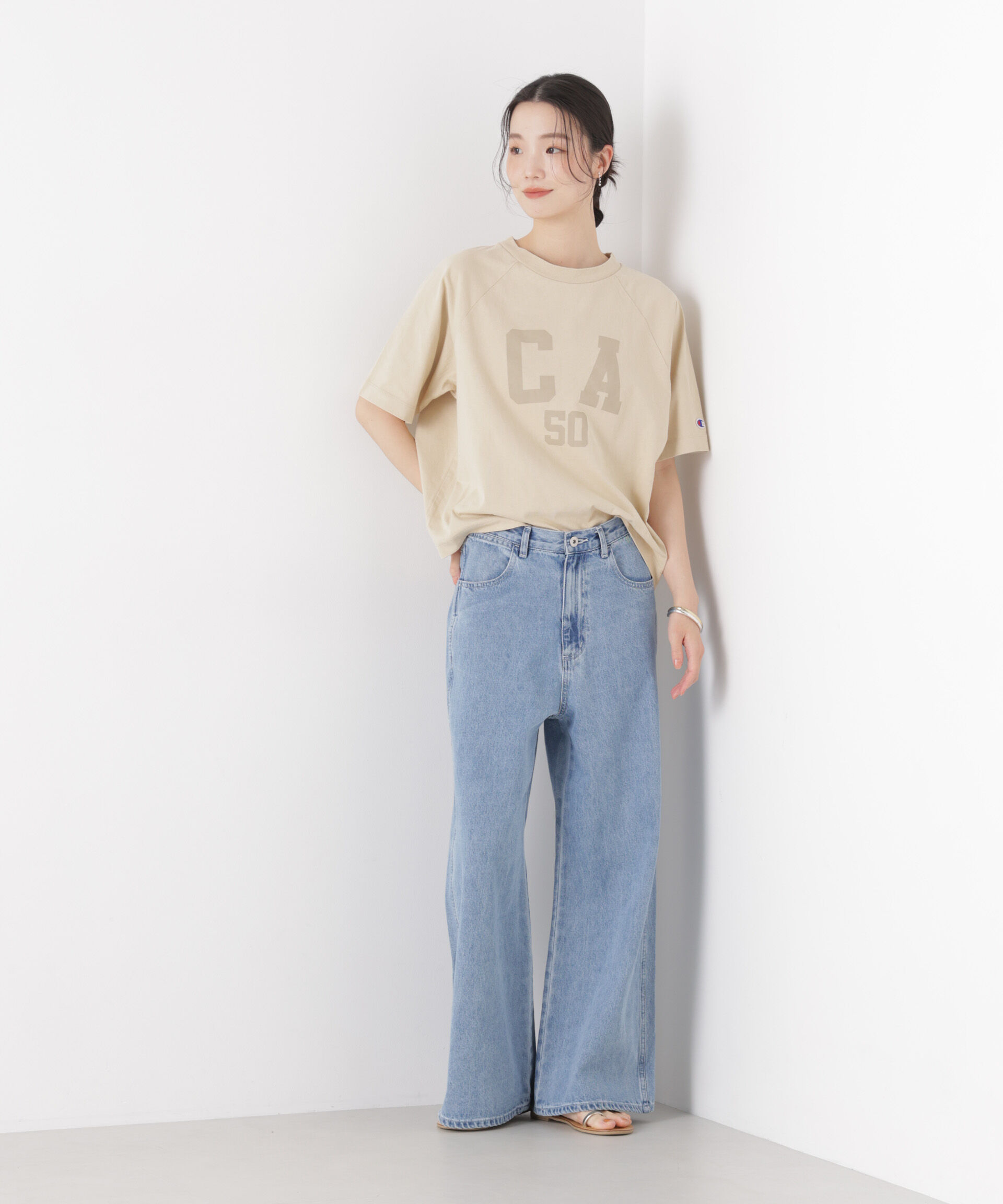 nano･universe「Champion/SHORT SLEEVE T-SHIRT」|Tシャツ・カットソー|
