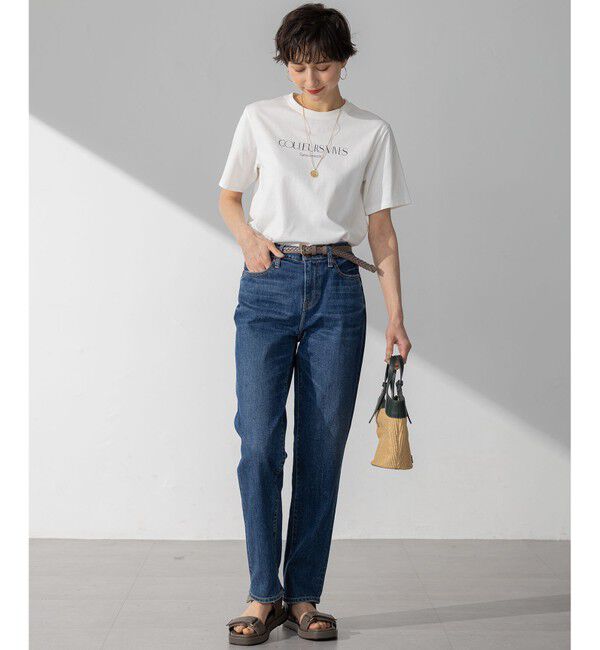 23区「【洗える】ボタニカル カラー Tシャツ」|Tシャツ・カットソー|
