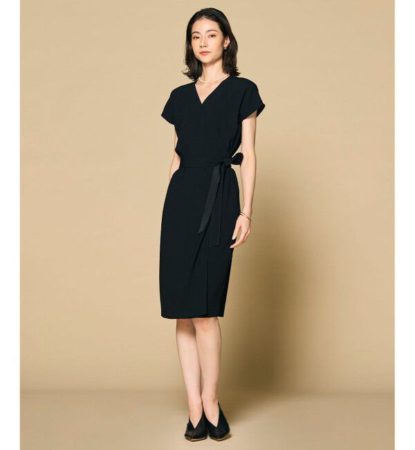 BEIGE,「【洗える・L-size】CINDY / ラップワンピース」|ワンピース|