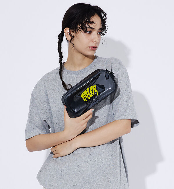 ABAHOUSE「【POLeR/ポーラー】PVC CLEAR POUCH/【POLeR/ポーラー】」|ポーチ|ブラック