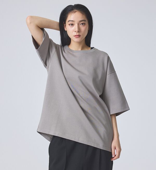 ABAHOUSE「【FORTUNA /フォルトゥナ】GIZA　CottonClearTee/ギザコ」|Tシャツ・カットソー|