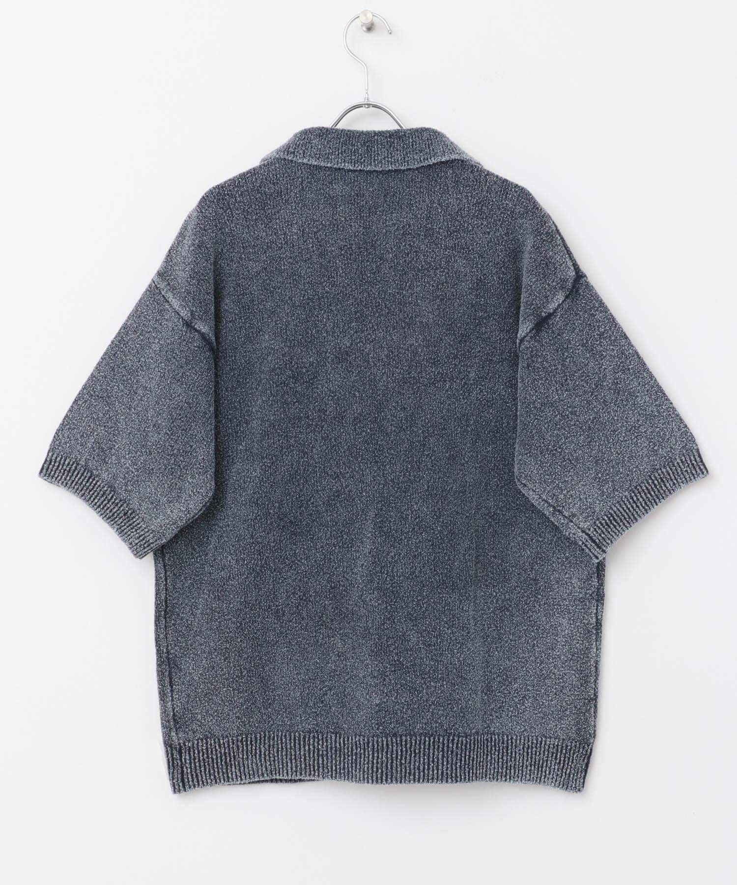 Sonny Label 「インディゴパイルスキッパーポロシャツ」|ポロシャツ|