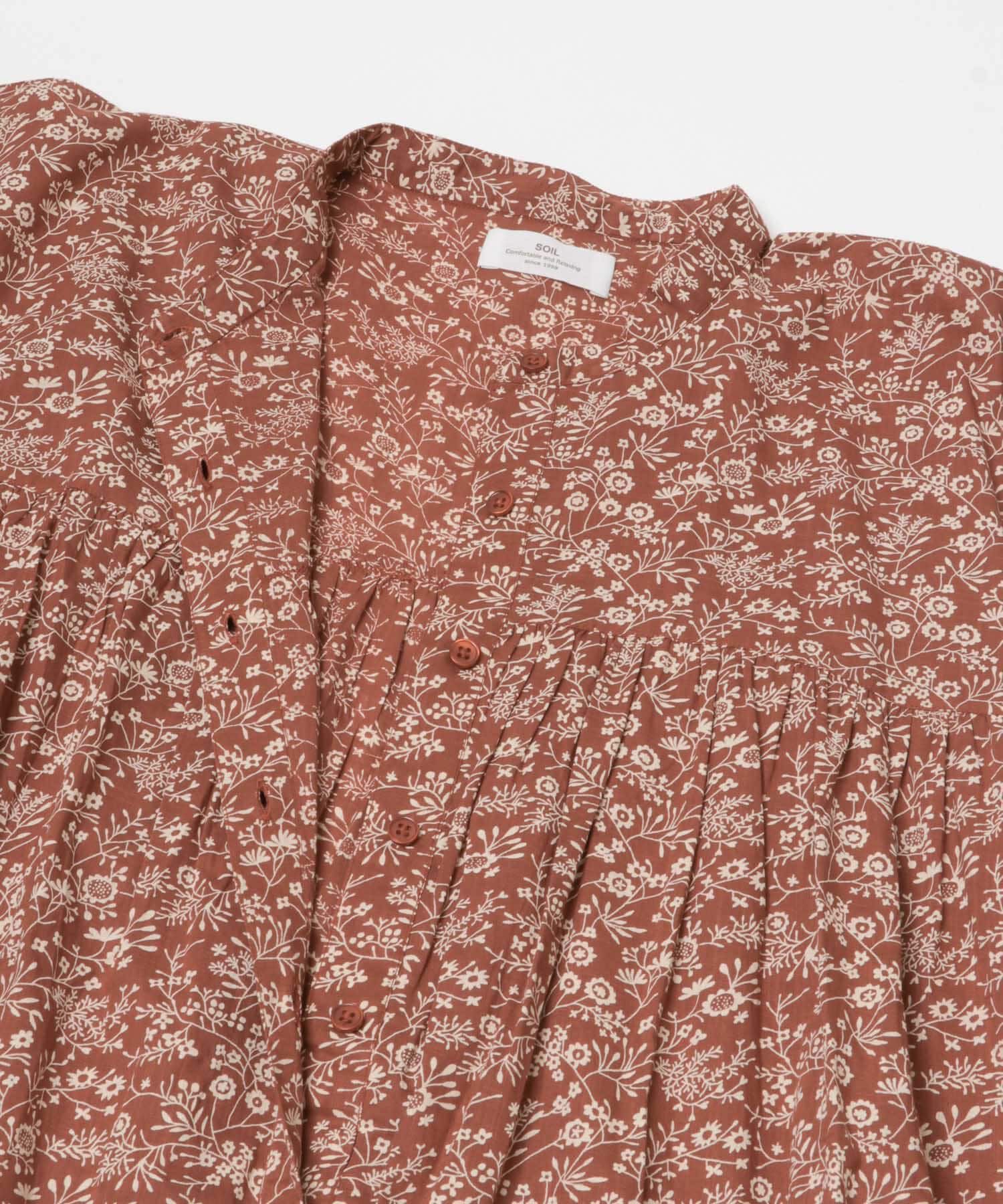 URBAN RESEARCH DOORS「SOIL　FLOWER BANDEDCOLLAR DRESS」|ワンピース|